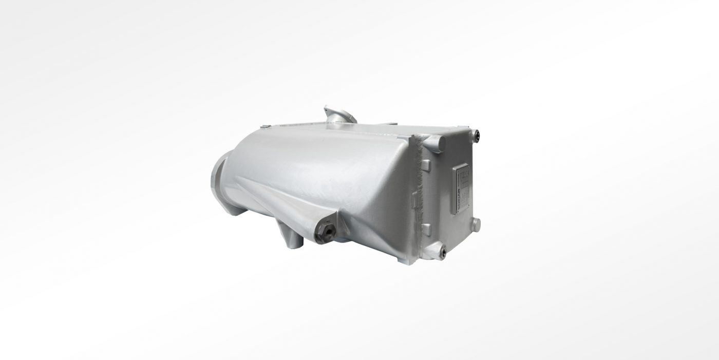 MTU 16V4000 M 90 A Bank Charge Air Cooler / Intercooler image 4