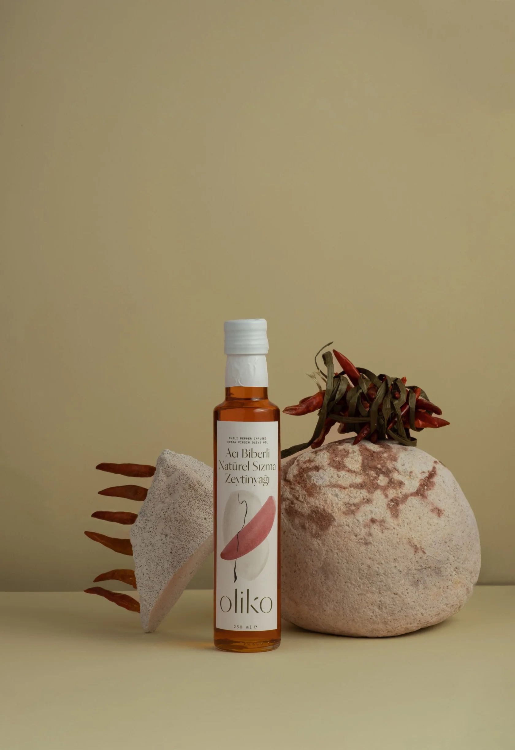 Natural Extra Virgin Olive Oil with Hot Pepper