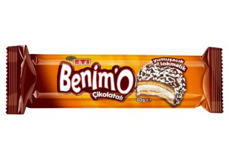 Benim’0 Bite Size Chocolate Coated Marshmallow and Coconut Biscuit