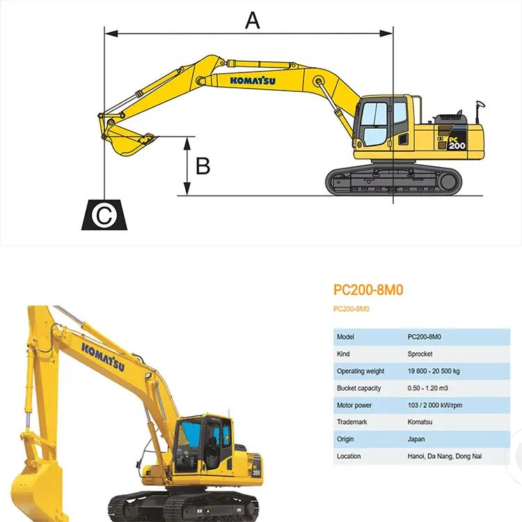 Komatsu PC200-8 Uncompromised Performance: Meet the Komatsu PC200-8 Excavator - Superior Engineering: Exploring the Design image 4