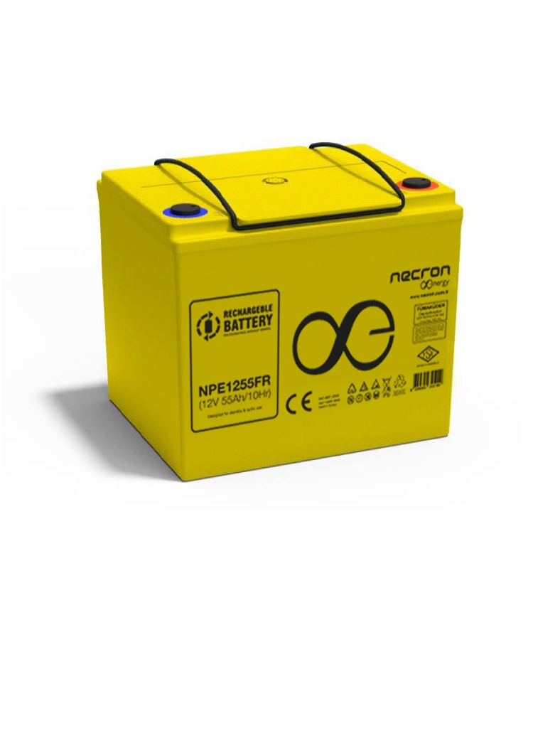 NPE 1255FR Yellow Line 12V 55Ah