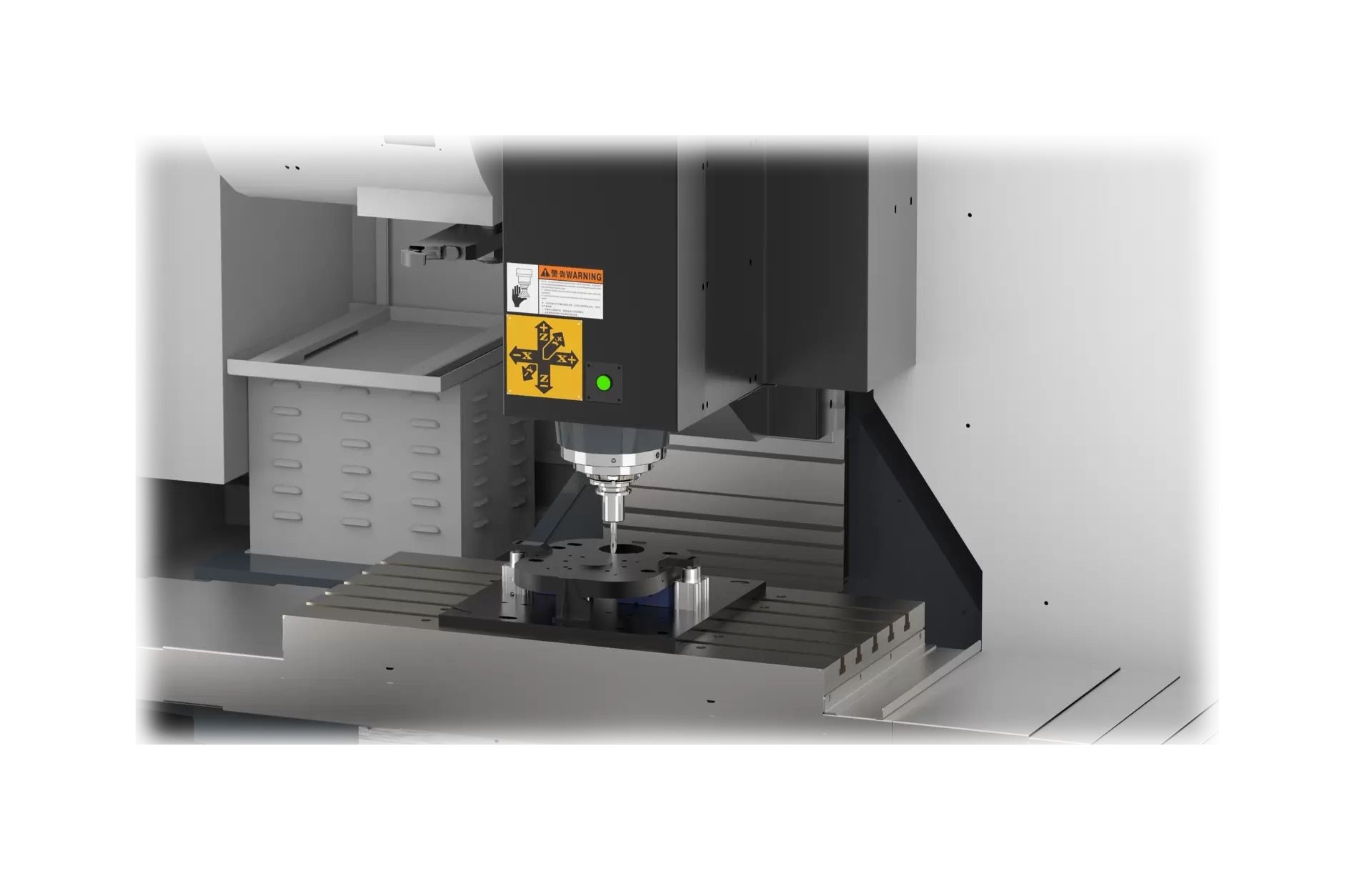 PL series 3 Axis high precision VMC image 3