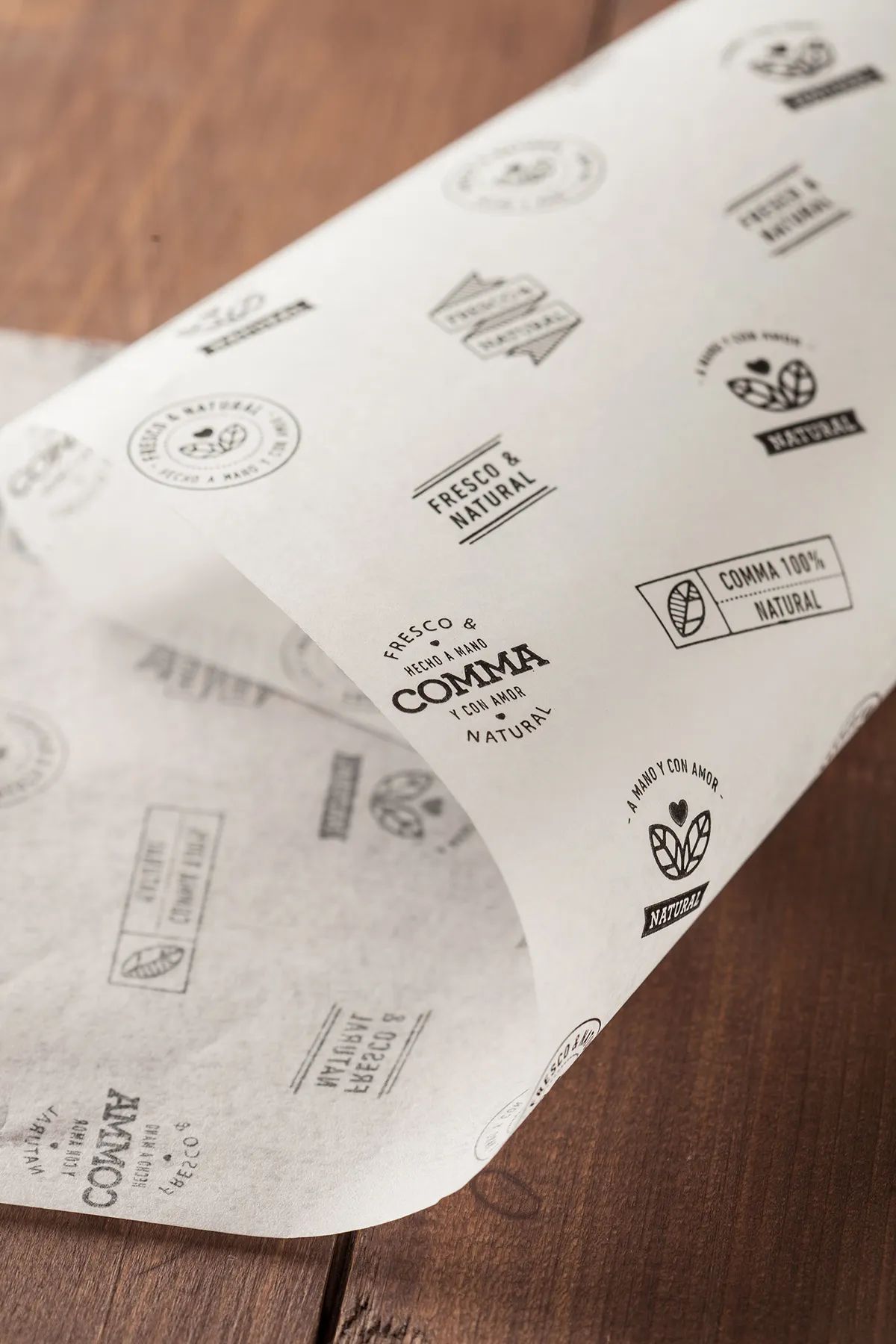 White Kraft Wrapping Papers image 1