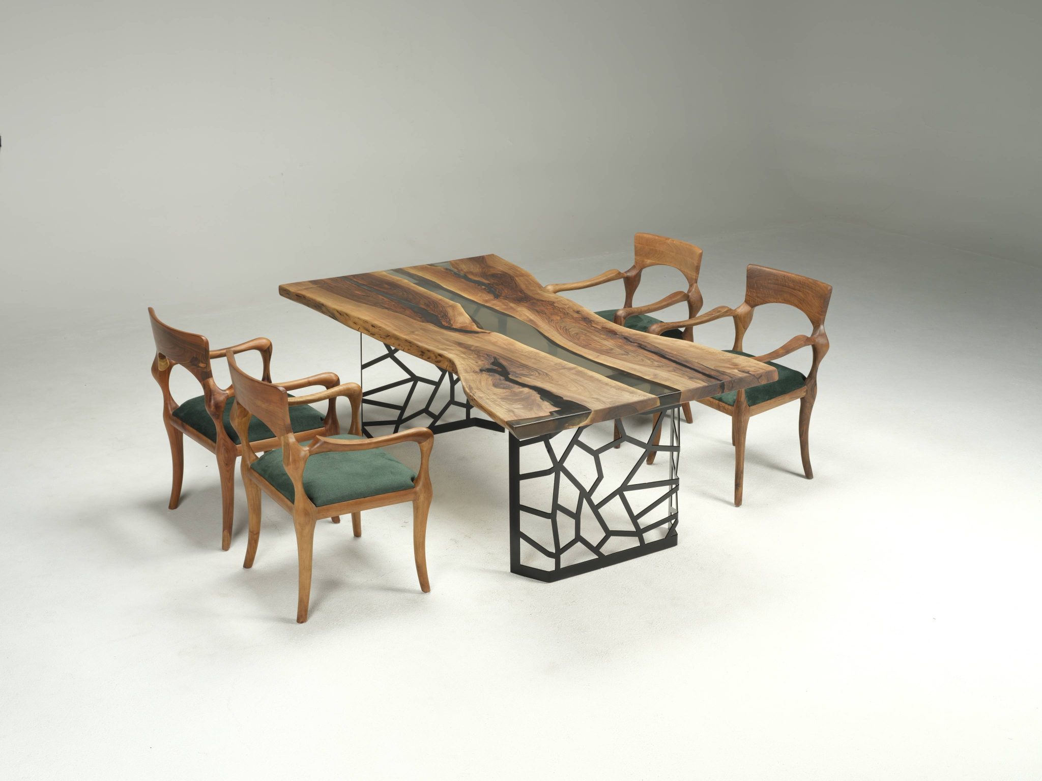 Termessos Walnut Wood Chair image 2