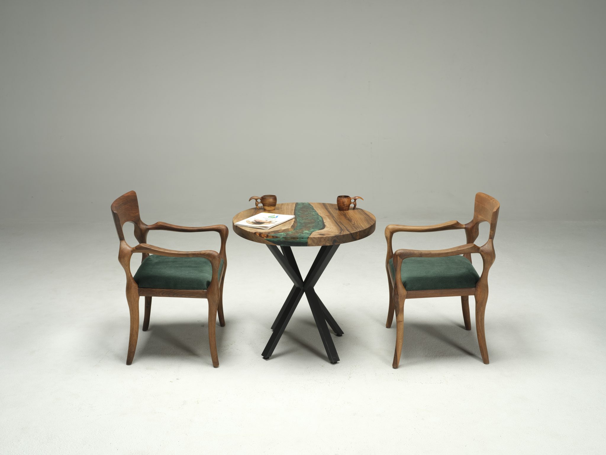 Termessos Walnut Wood Chair image 7