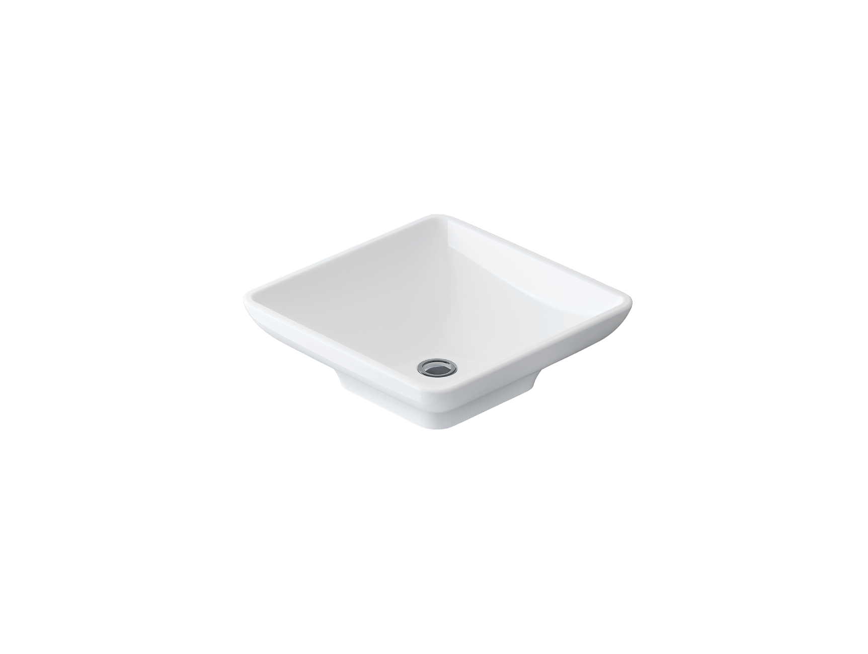 Kare Countertop Washbasin - With Mixer Hole image 2