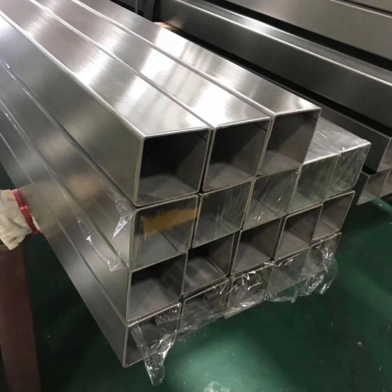 Mild 201 Stainless Steel Square Pipe In Large Stock image 1