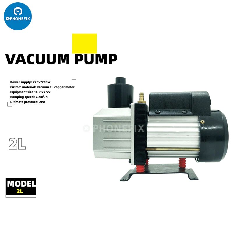 30L Air Compressor Pump Vacuum Pump For LCD Laminator Repair image 4