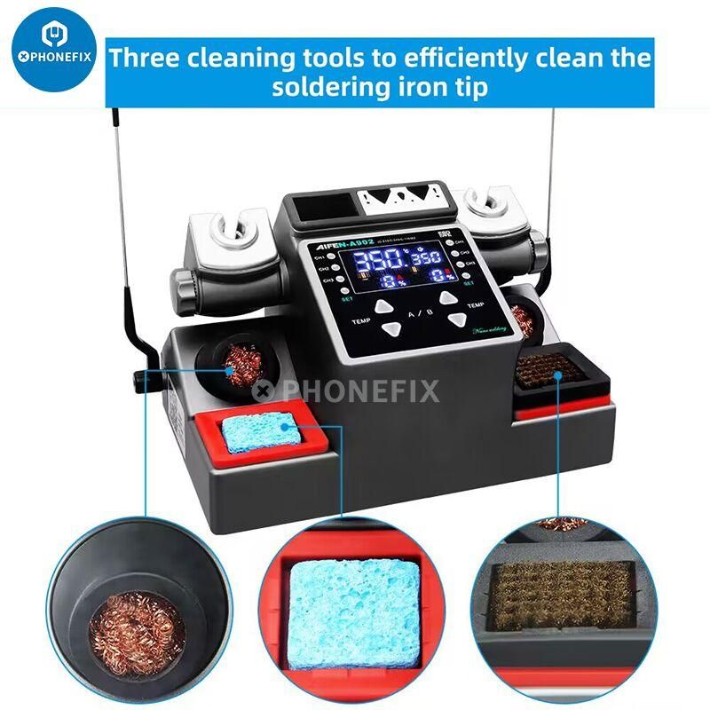 AIFEN A902 Double Welding Station C210 C245 C115 Soldering Tool image 6