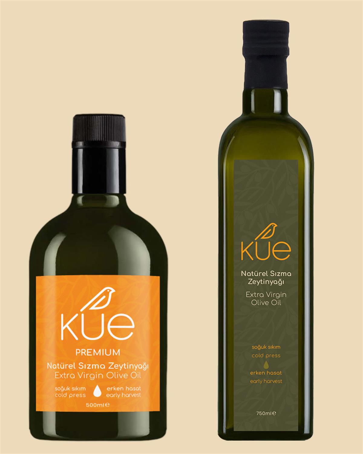 KUE 500ml and 750ml Award Winning Early Harvest Cold Pressed Extra Virgin Olive Oil image 1