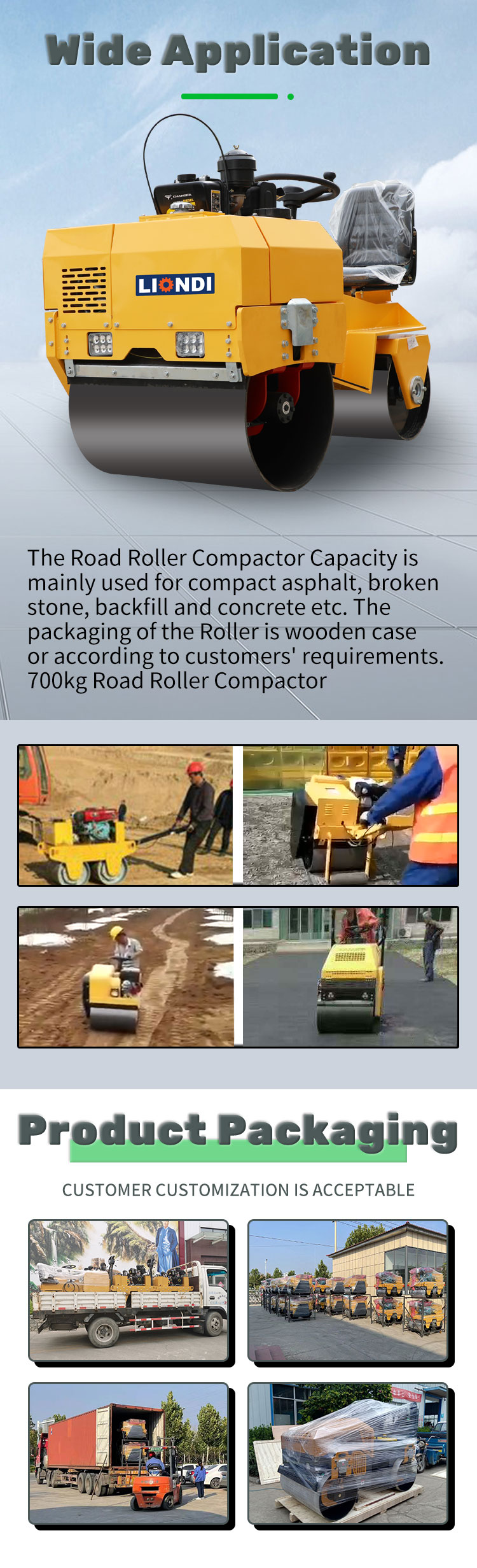 DVR-700 700kg Ride On Vibratory Road Roller image 3