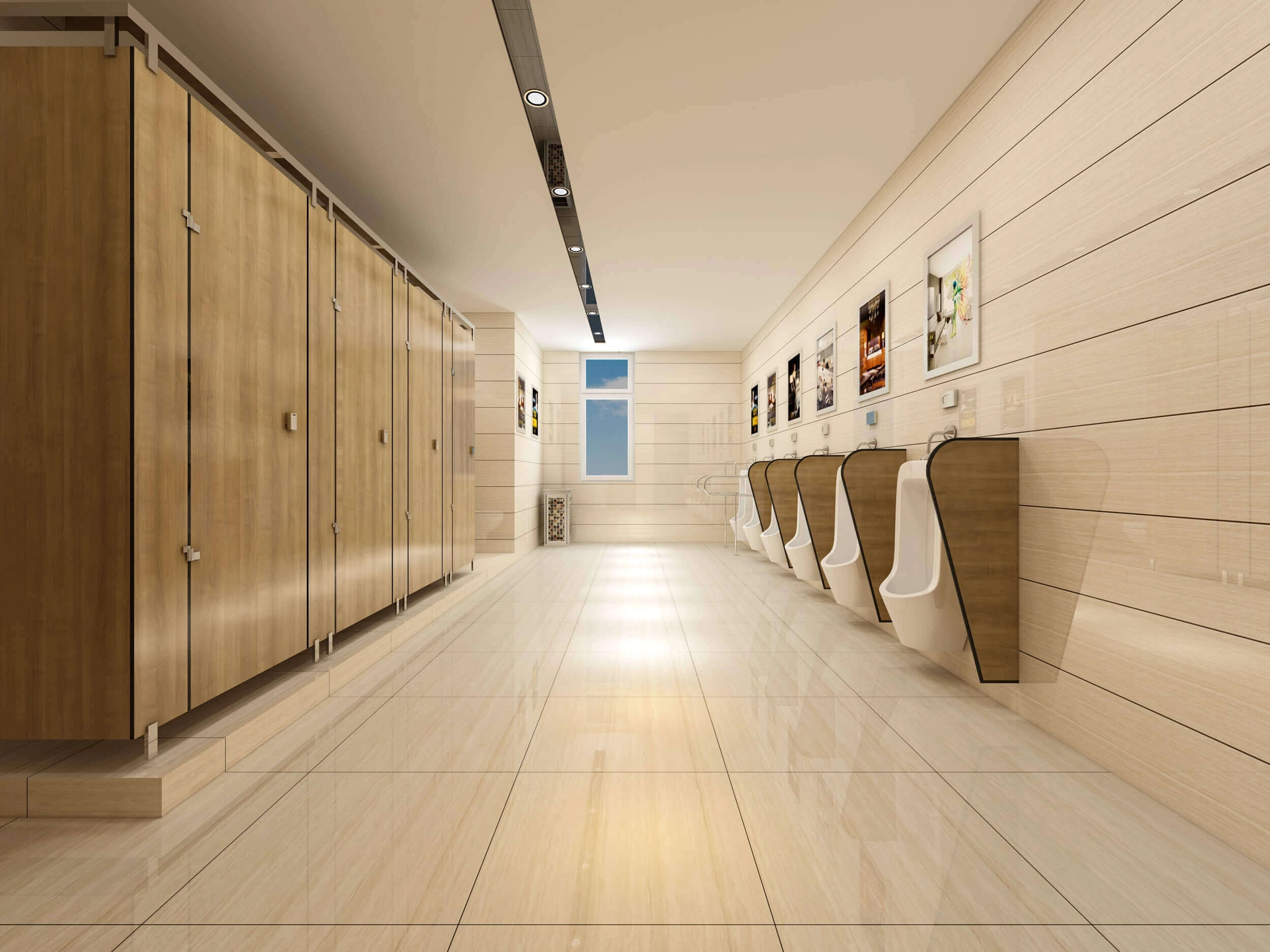 Popular High Quality Commercial Solid Surface HPL Shower Cubicle Toilet Dimensions Toilet Cubicles for Sale image 5