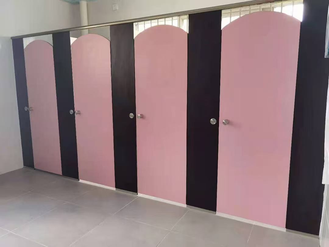 HPL Waterproof Public Toilet Partition/ Bathroom Partition/ Wc Divider Board Toilet Partition image 3