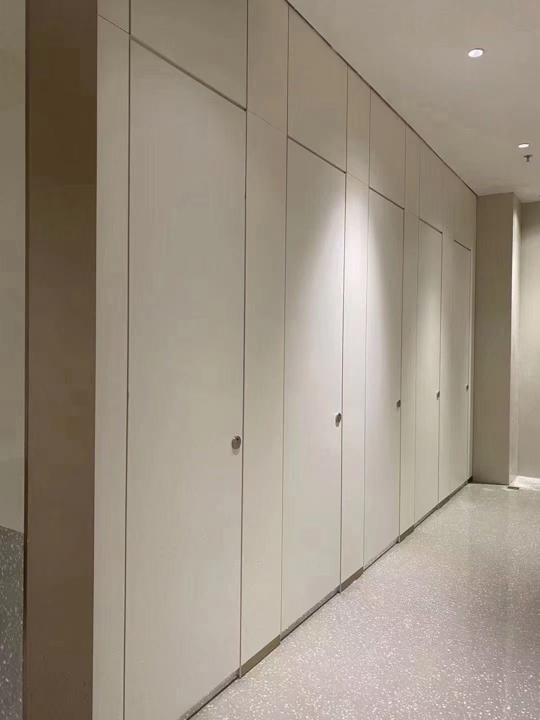 Waterproof Decorative High Pressure HPL Compact Laminate Toilet Door Toilet Partition image 2