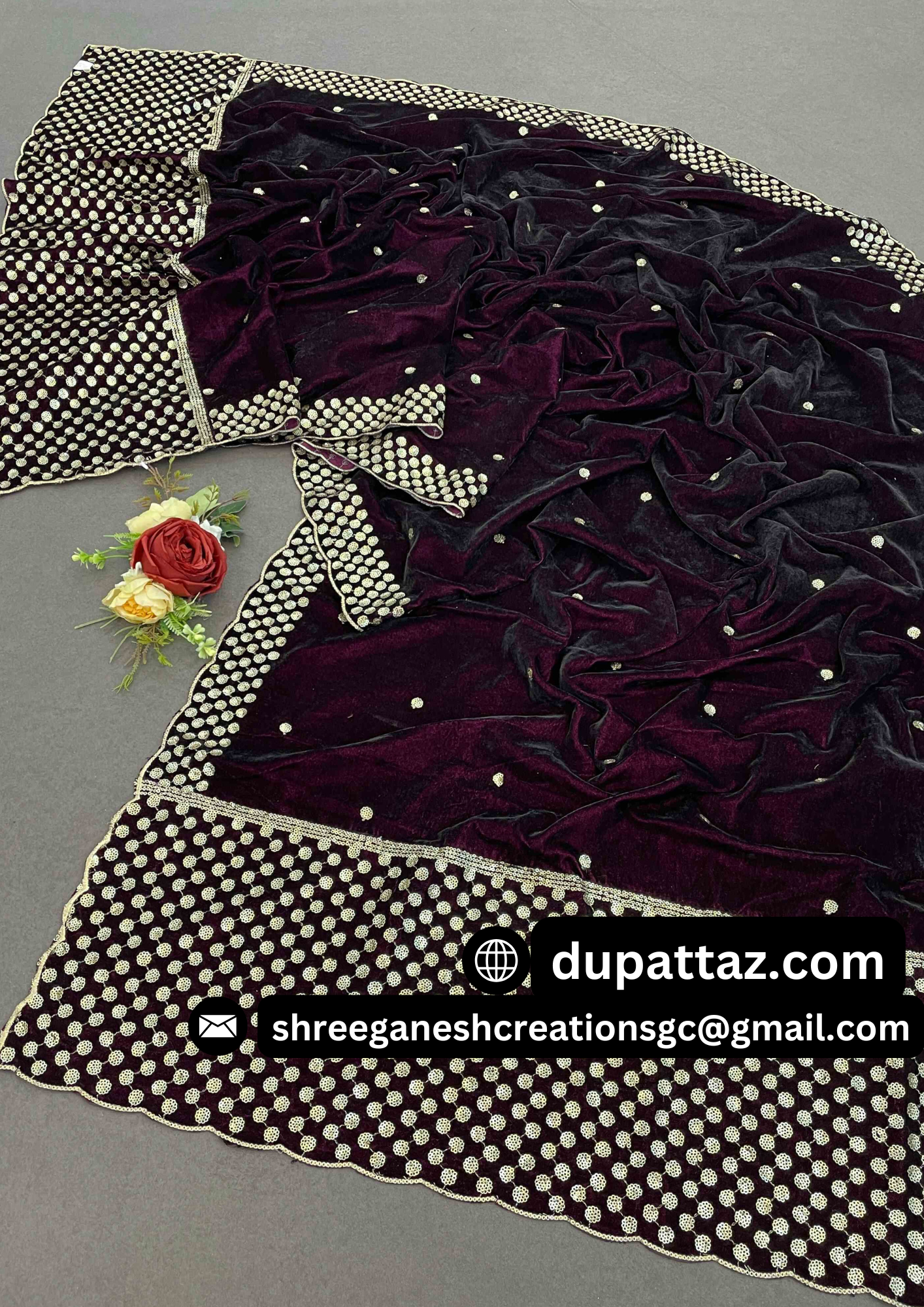 Velvet Dupatta image 1