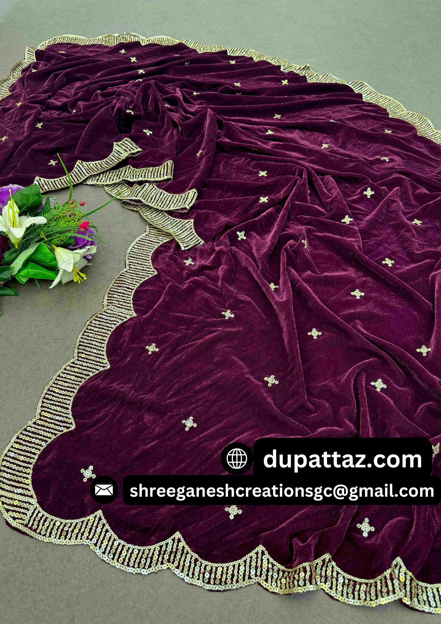 Velvet Dupatta image 5