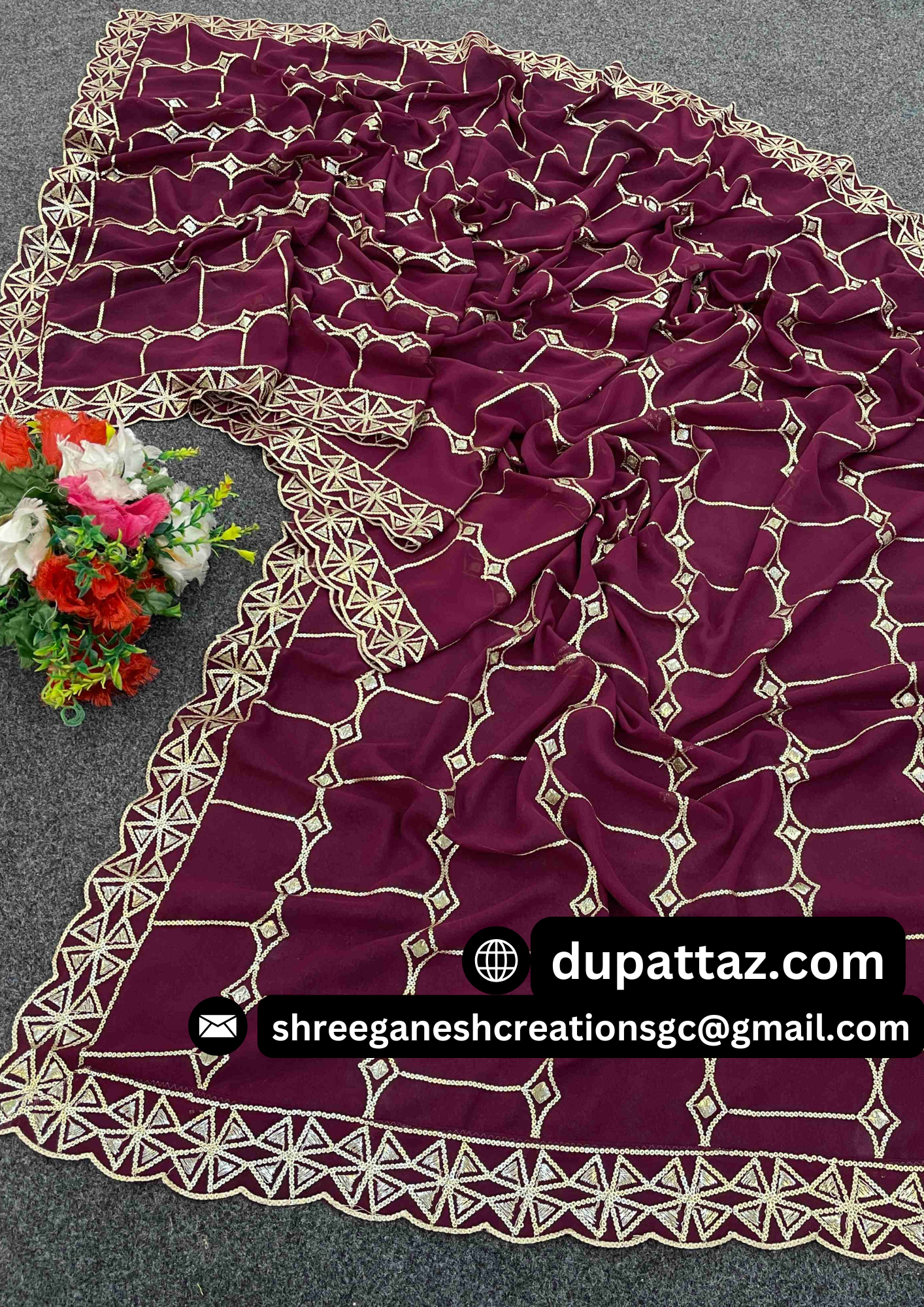 Georgette Dupatta image 1