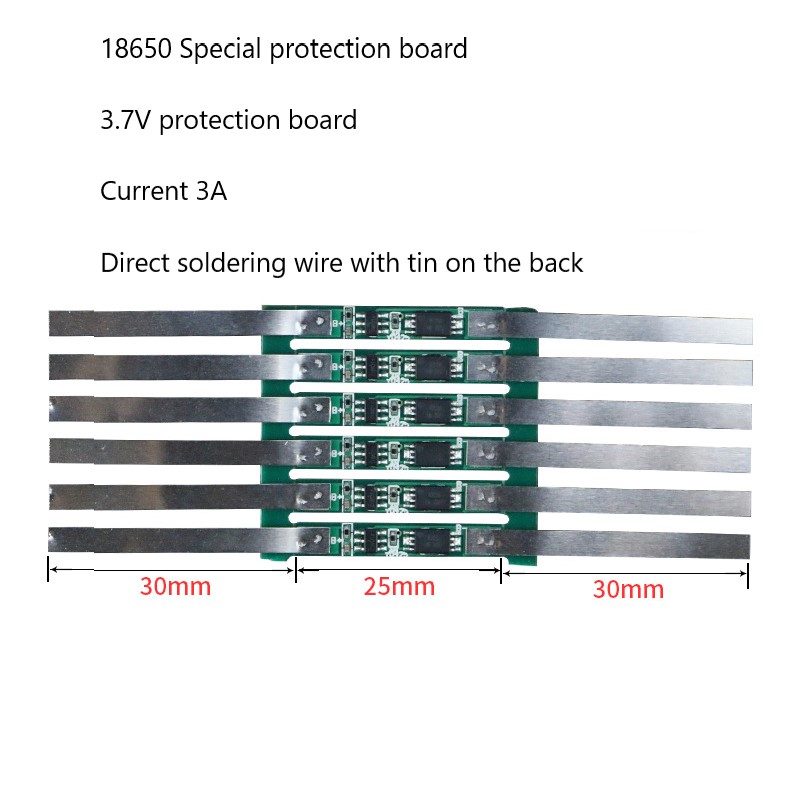1s 3A with Nickel 90MM middle, for 18650 BMS image 5