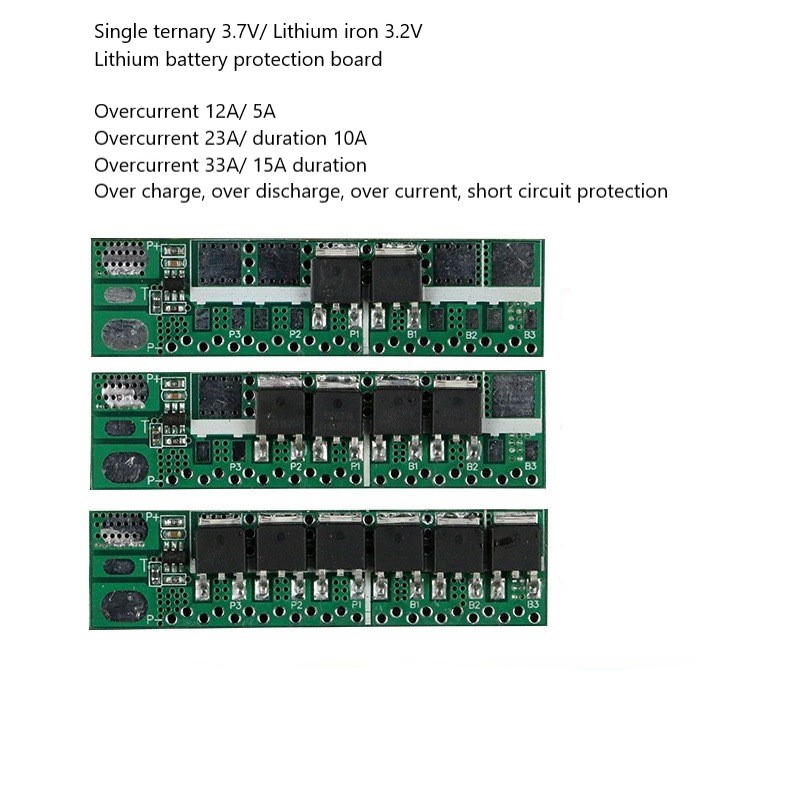 1s for lifepo4 battery 3.2V3A; for 18650,21700; The positive nickel strip is 30mm BMS image 6