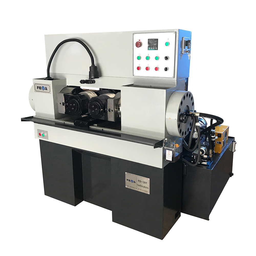FD-20T Thread Rolling Machine Flat Die Thread Rolling Dies Machine Automatic Pipe Threading Machine image 4