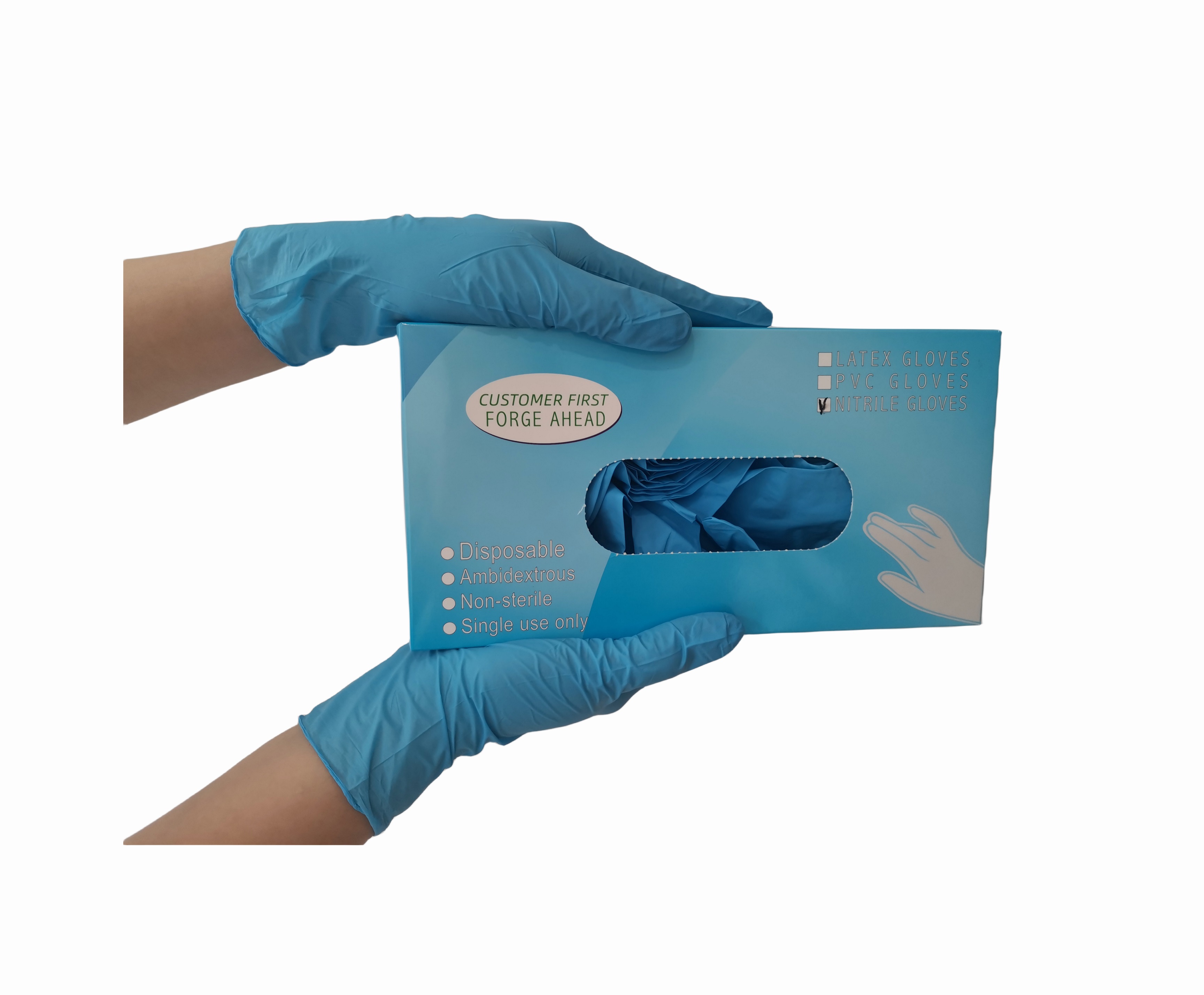 Disposable nitrile gloves for medical food handling image 3