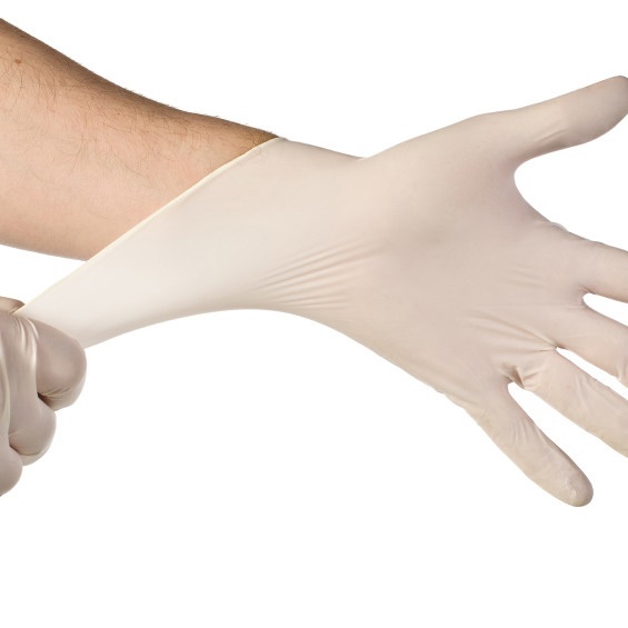 Disposable latex gloves powdered and powder free image 3