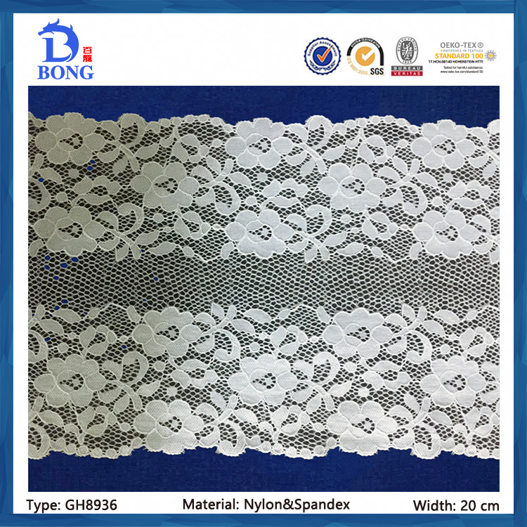 lycra lace/nylon&spandex lace Trim/İç çamaşırı dantel image 1