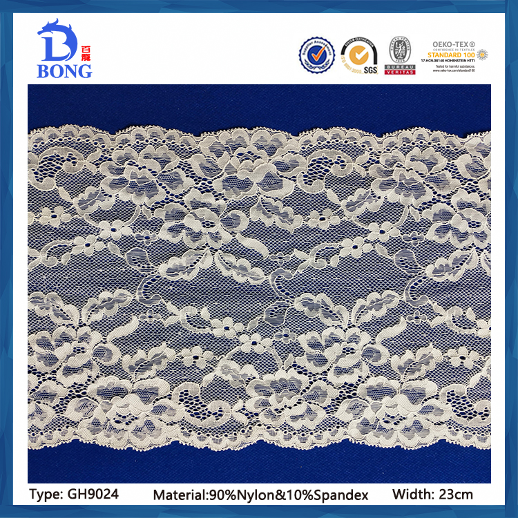 lycra lace/nylon&spandex lace Trim/İç çamaşırı dantel image 5