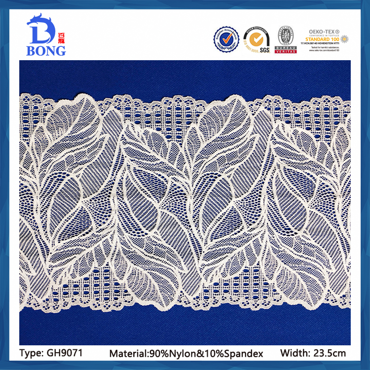 lycra lace/nylon&spandex lace Trim/İç çamaşırı dantel image 7
