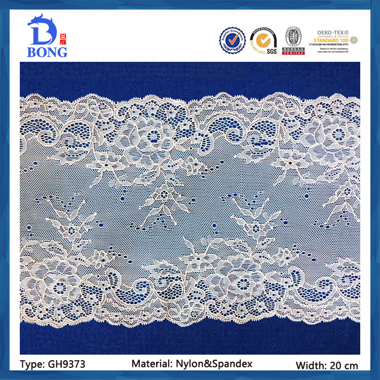 lycra lace/nylon&spandex lace Trim/İç çamaşırı dantel image 8