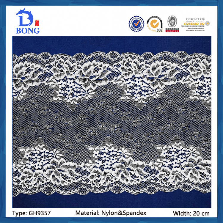 lycra lace/nylon&spandex lace Trim/İç çamaşırı dantel image 10