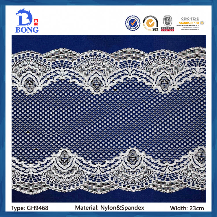 lycra lace/nylon&spandex lace Trim/İç çamaşırı dantel image 11