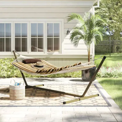 Outdoor Removable Hammock Stand Beach Hammock