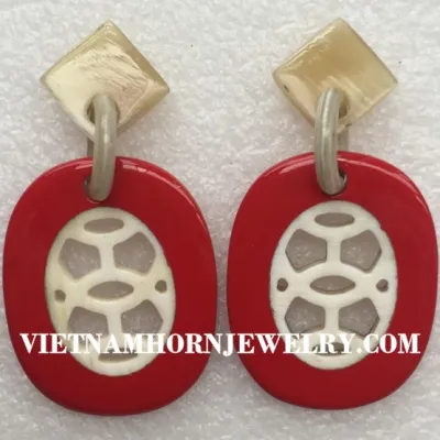 Horn & Lacquer Earrings ER2065
