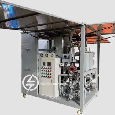 4000L/Hr Fully Enclosed Transformer Oil Vacuum Dehydrator Plant