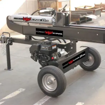 Gasoline Engine Wood Log Splitter