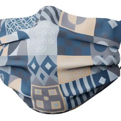 3-Ply Disposable Medical Face Mask with Minority Style Design in Blue