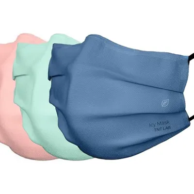 3 Ply Disposable Icy Scented Face Masks (Pink: Mint Peach, Green: Mint Lime, Blue: Mint Citrus)
