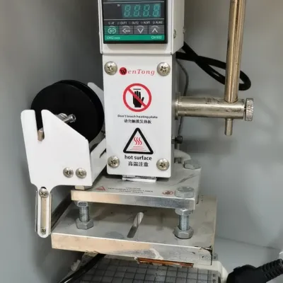 High Temperature Small Hot Stamping Machine For Heat Transfer Pressing Fishing Lure Paper
