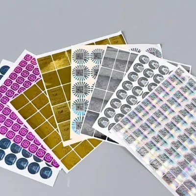Adhensive Hologram Labels in Sheets