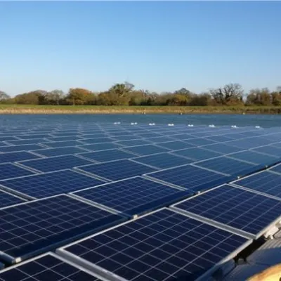 Floating Solar Power Farm System