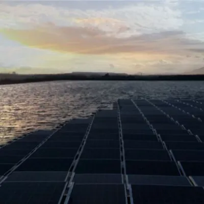 Full-Time Water-Mounted Solar Power System, Custom Project Design