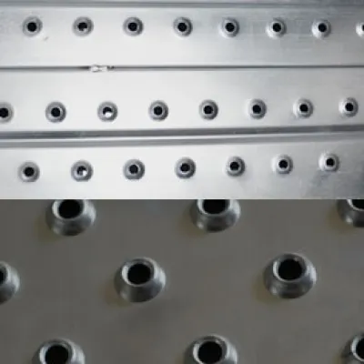 Dimple Perforated Sheet Steel Grating