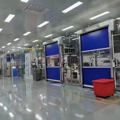 Air Shower PVC High Speed Rolling Door