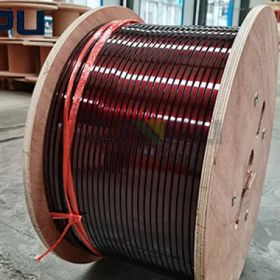 0.45-6mm Enameled Square Aluminum Wire