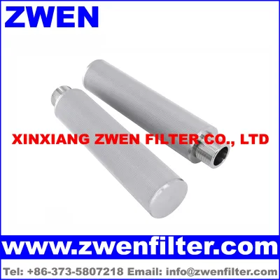Sintered Mesh Filter Cartridge
