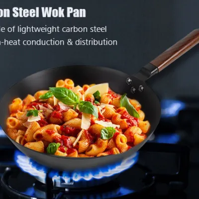 Non Stick Carbon Steel Wok Pan