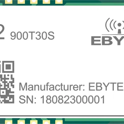 LoRa 868MHz 915MHz SX1262 SX1268 30dBm SMD UART Wireless Transmitter and Receiver Long Range RF Module IoT