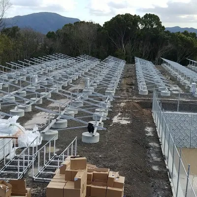 Aluminum Ground Mounting Structure For Solar PV Systems