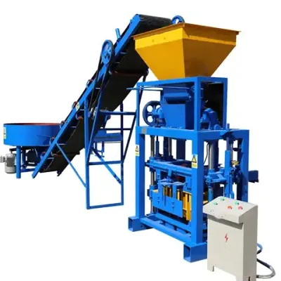 Concrete cement block machine price interlocking manual brick making machinery
